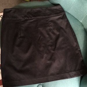 H&M black office skirt